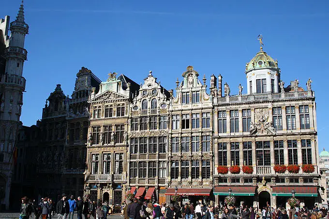 Gebäude auf dem Grote Markt in Brüssel. - Flandern Rundfahrt
